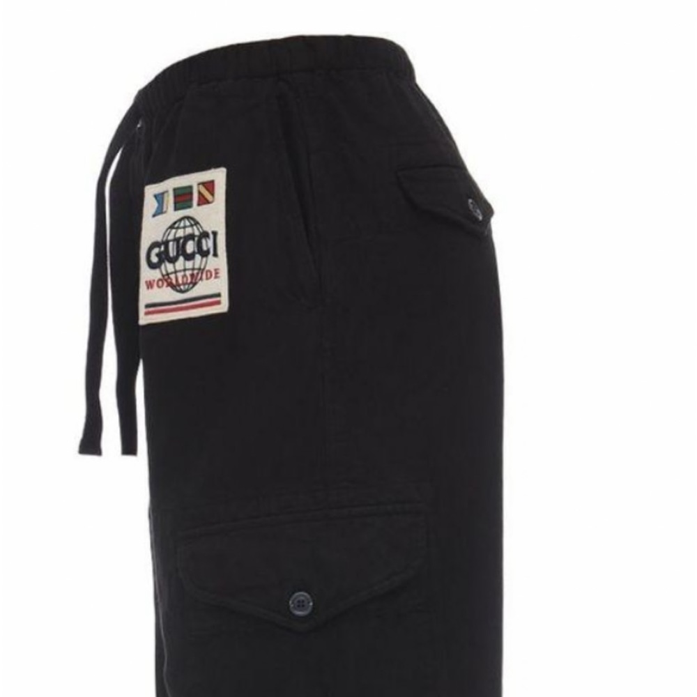 Gucci men’s Cargo black jeans